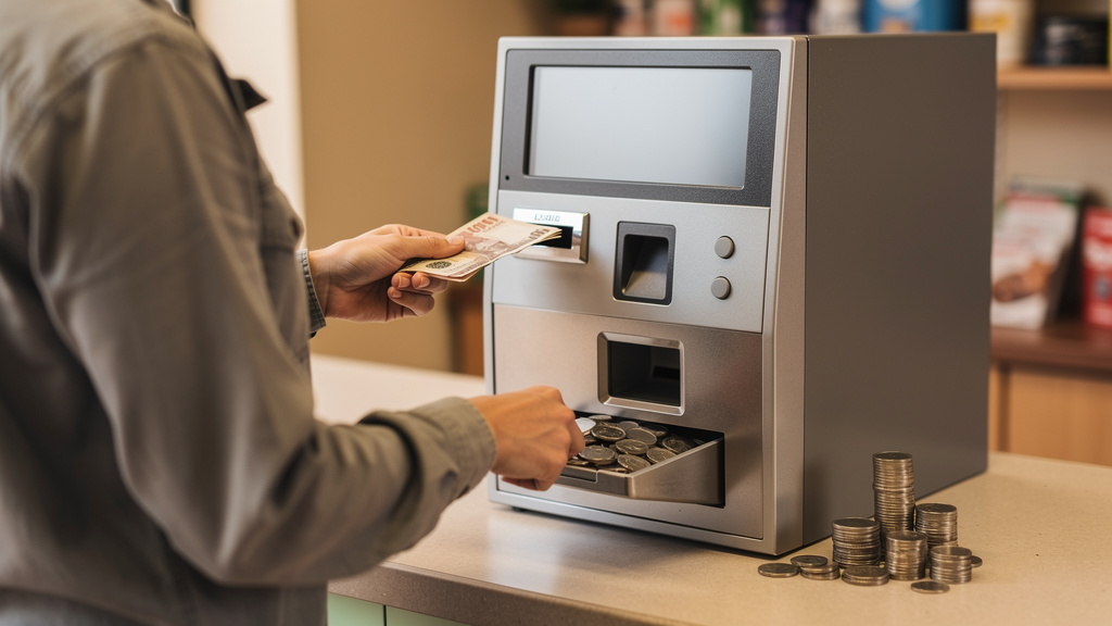 Comment utiliser un automate pour faire de la monnaie ?