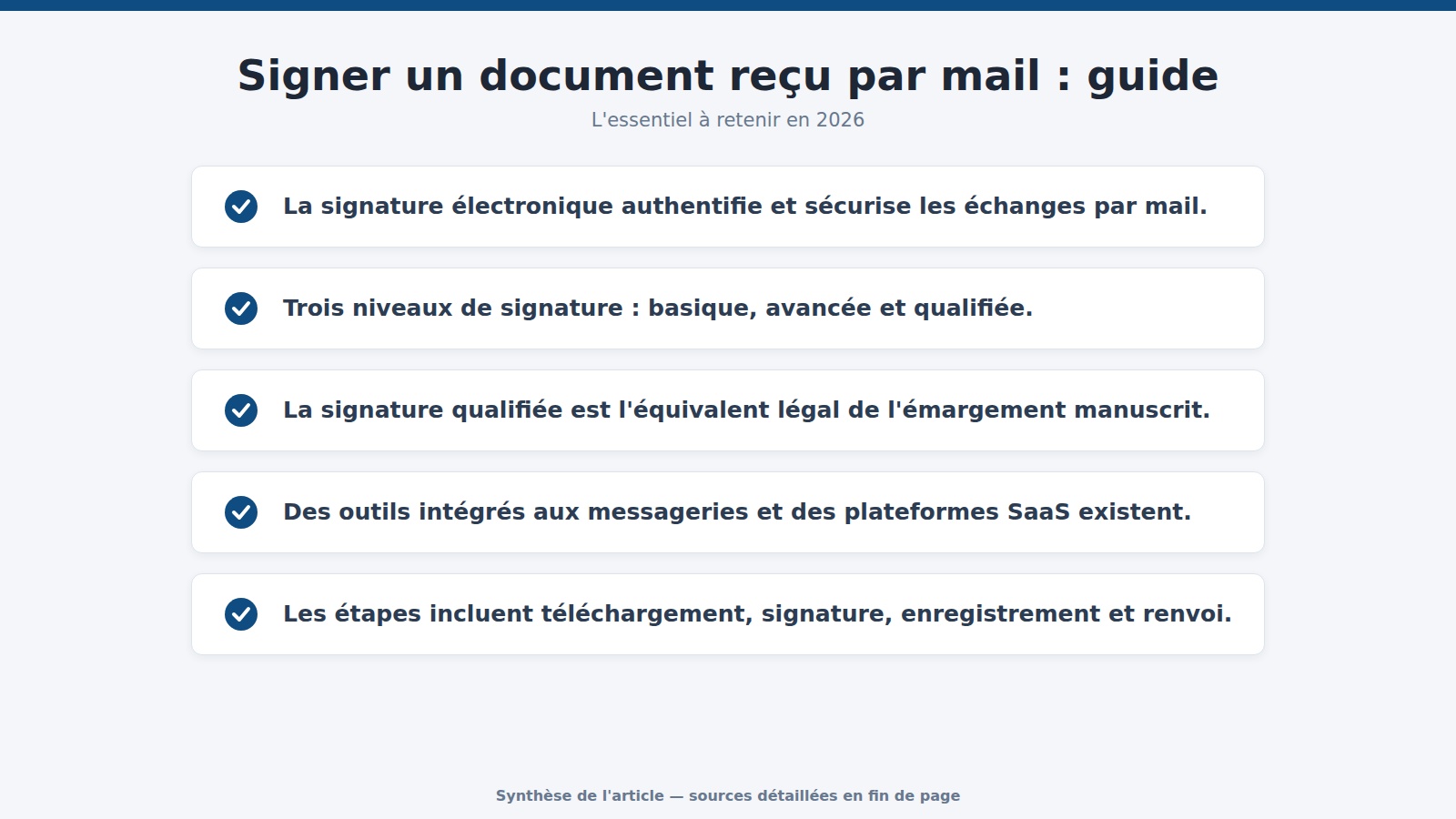 Signer un document reçu par mail : guide : l'essentiel à retenir (2026)
