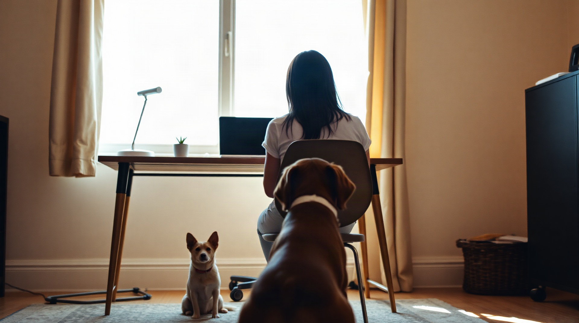Propriétaire comparant des offres d'assurance pour son chien